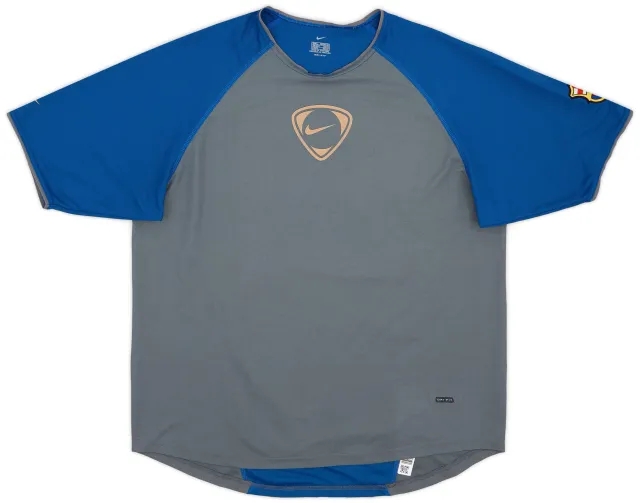 2001-02 Barcelona Nike Training Shirt - 8/10 - (L)