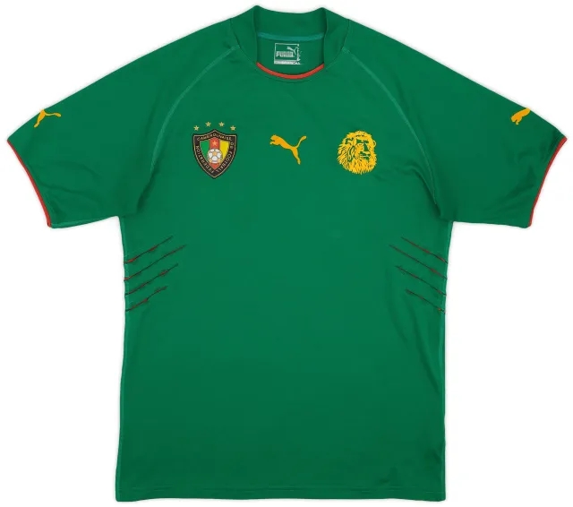 Puma 2004-06 Cameroon Home Shirt - 6/10 - (M)