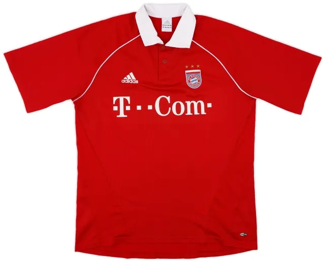 adidas 2005-06 Bayern Munich Home Shirt - 8/10 - (L)