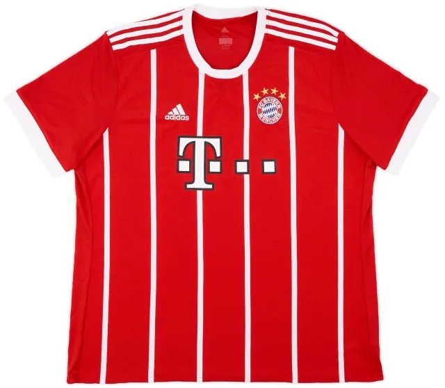 adidas 2017-18 Bayern Munich Home Shirt - 8/10 - (XXL)