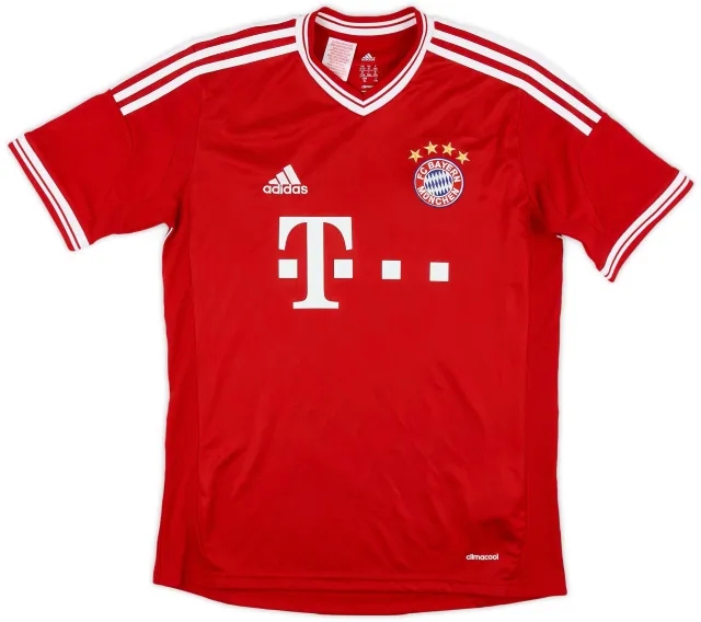adidas 2013-14 Bayern Munich Home Shirt - 9/10 - (XL.Boys)