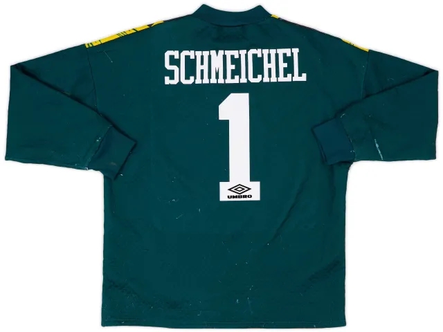 Umbro 1994-96 Manchester United GK Shirt Schmeichel #1 - 6/10 - (L)