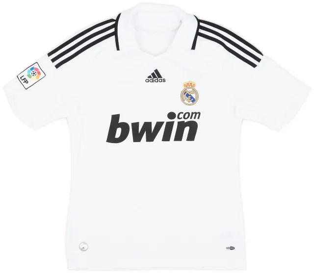 adidas 2008-09 Real Madrid Home Shirt - 7/10 - (XL.Boys)