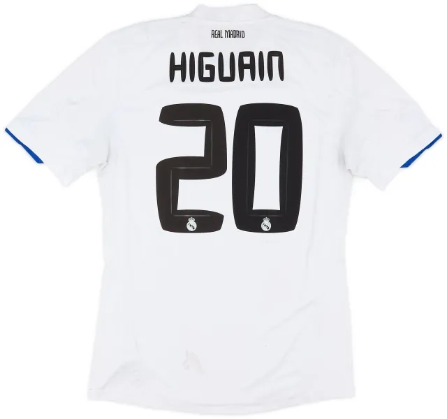 adidas 2010-11 Real Madrid Home Shirt Higuain #20 - 5/10 - (M)