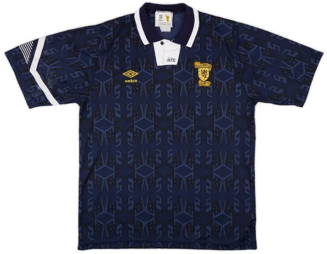 Umbro 1991-94 Scotland Home Shirt - 6/10 - (M)