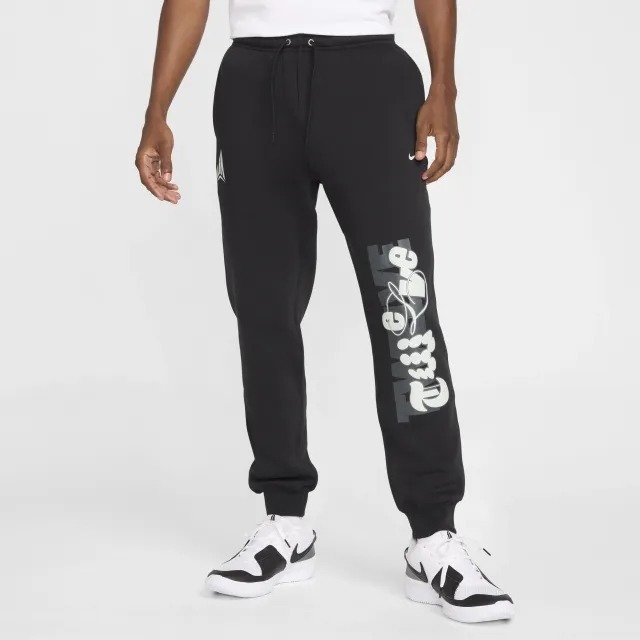 Nike Ja Men's Fleece Basketball Jogger Trousers - Black - Cotton/Polyester