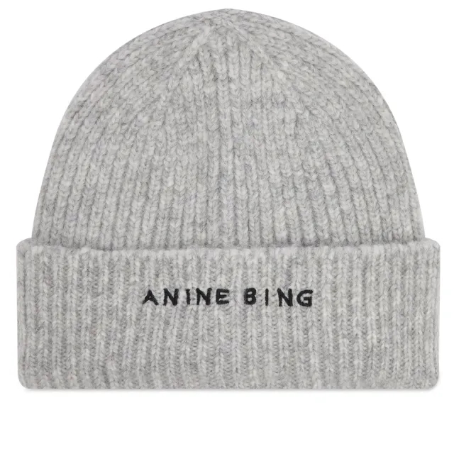 Anine Bing Women's Elia Beanie Charcoal