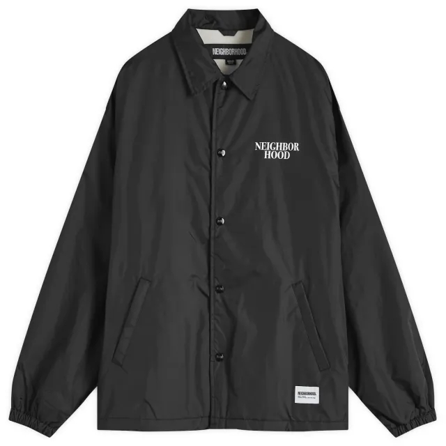 Neighborhood Men's Windbreaker Jacket-1 Black