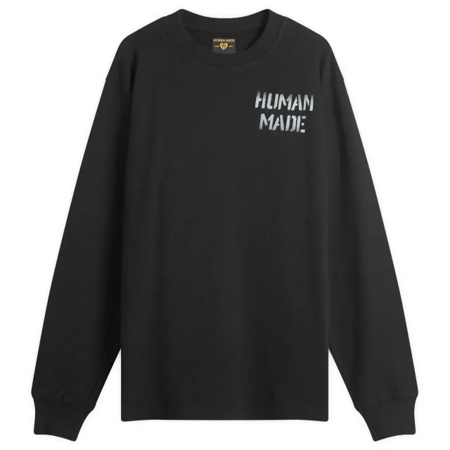 Human Made Men's thermal l/s t-shirt Black