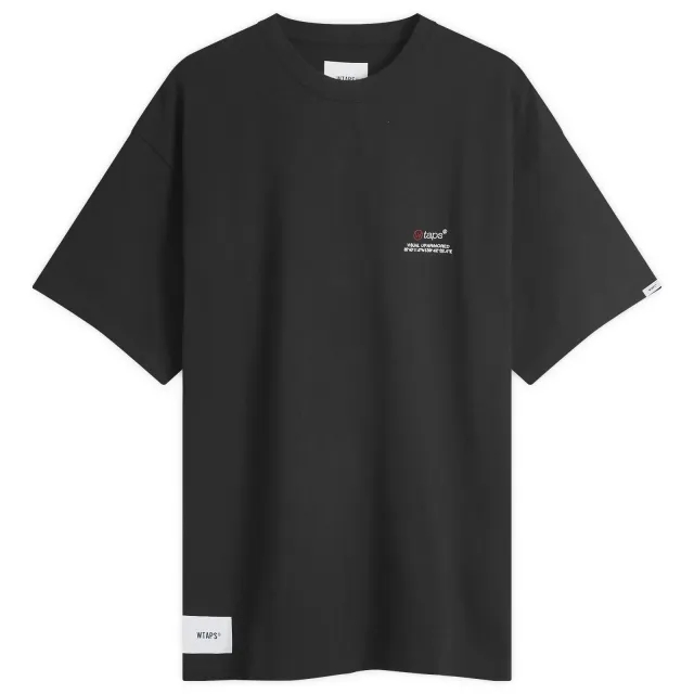 WTAPS Men's 03 Embroidered Logo T-Shirt Black