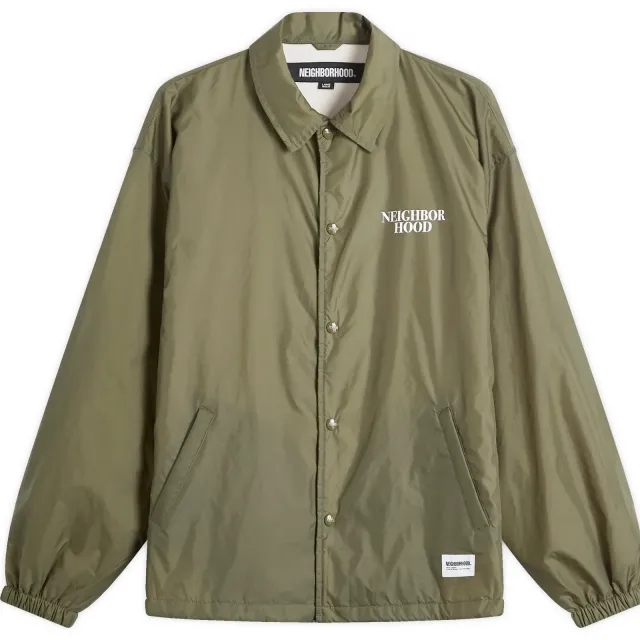 Neighborhood Men's Windbreaker Jacket-1 Olive Drab