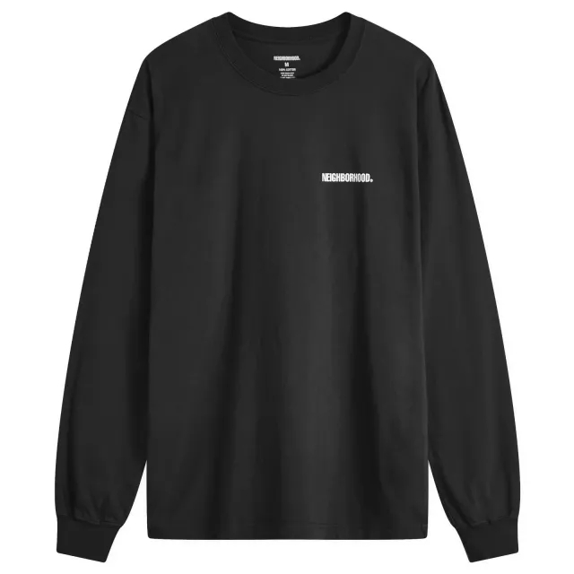 Neighborhood Men's LS-1 Long Sleeve T-Shirt Black