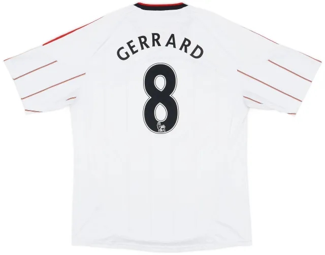 adidas 2010-11 Liverpool Away Shirt Gerrard #8 - 6/10 - (XL)