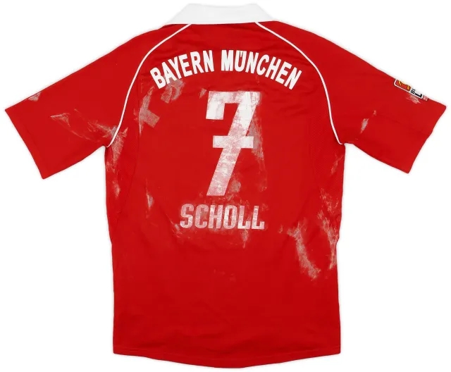 adidas 2005-06 Bayern Munich Home Shirt Scholl #7 - 4/10 - (S)