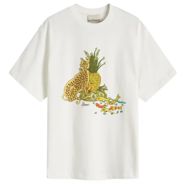 Alemais Women's Tiger T-Shirt Cream