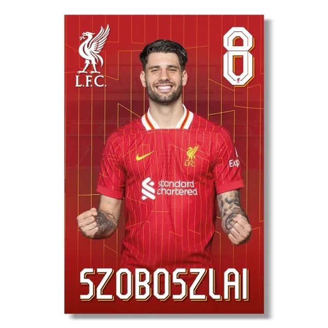 Liverpool FC LFC 24/25 Szoboszlai Poster