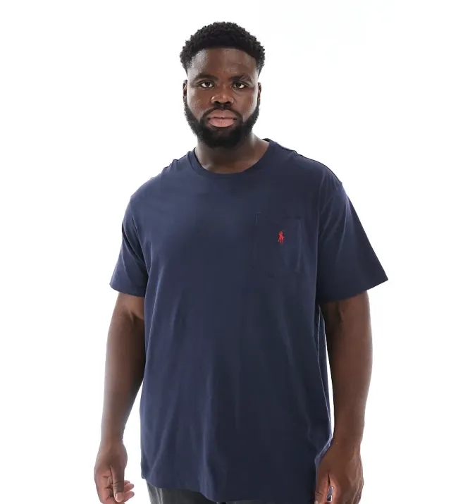 Polo Ralph Lauren Big & Tall Icon Logo T-Shirt In Navy