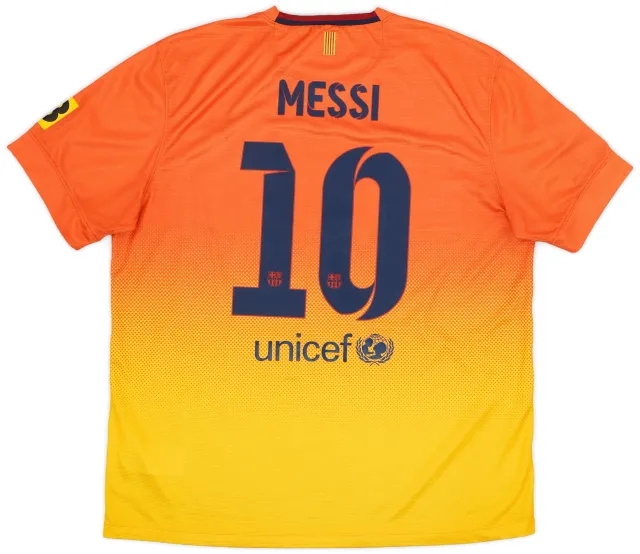 Nike 2012-13 Barcelona Away Shirt Messi #10 - 8/10 - (XL)