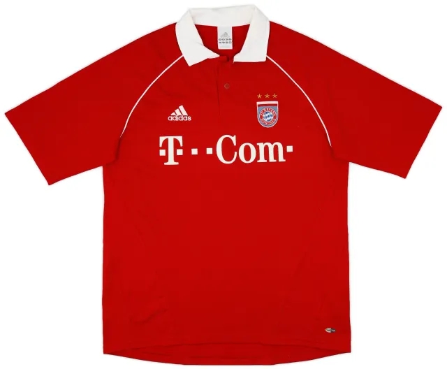 adidas 2005-06 Bayern Munich Home Shirt - 9/10 - (L)