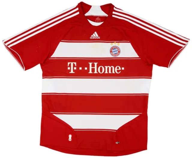 adidas 2007-08 Bayern Munich Home Shirt - 5/10 - (XL)