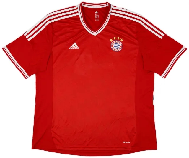 adidas 2013-14 Bayern Munich Home Shirt - 3/10 - (XXL)