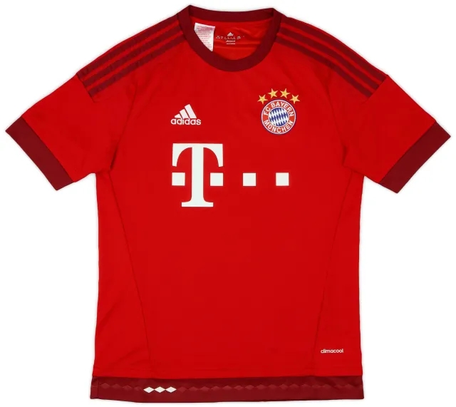 adidas 2015-16 Bayern Munich Home Shirt - 9/10 - (XL.Boys)