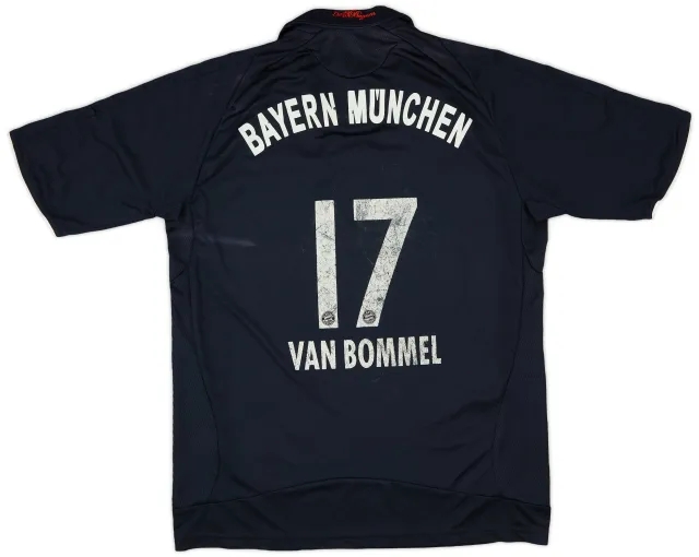 adidas 2008-09 Bayern Munich Away Shirt Van Bommel #17 - 4/10 - (XL.Boys)