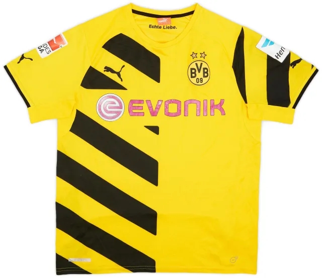 Puma 2014-15 Borussia Dortmund Home Shirt - 5/10 - (L)