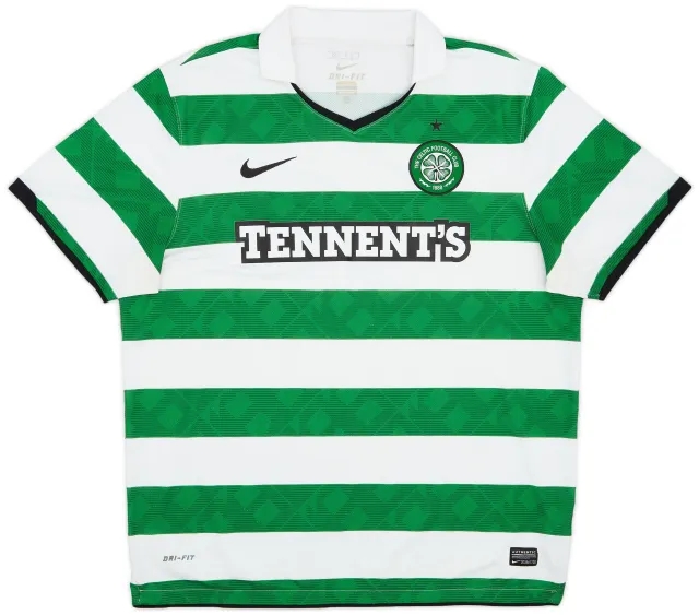 Nike 2010-12 Celtic Home Shirt - 8/10 - (XL)