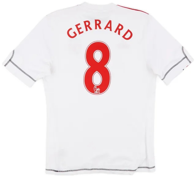 adidas 2009-10 Liverpool Third Shirt Gerrard #8 - 7/10 - (S)