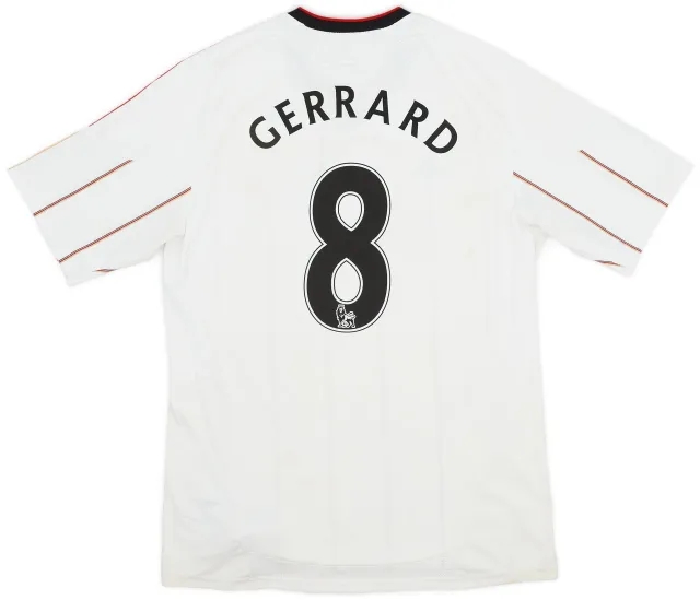adidas 2010-11 Liverpool Away Shirt Gerrard #8 - 6/10 - (L)