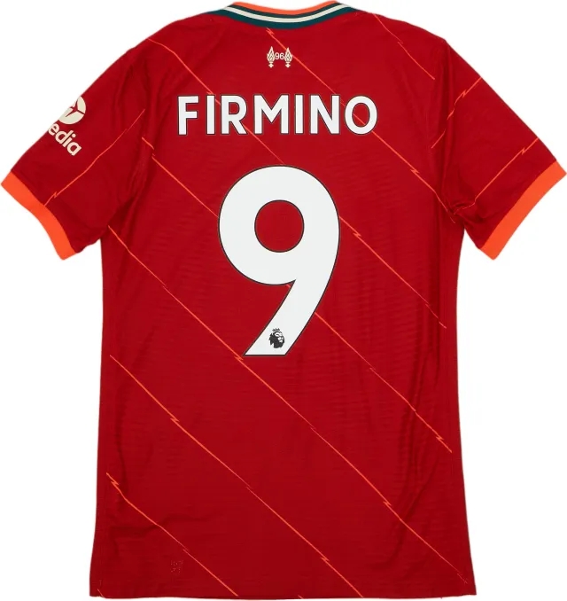 Nike 2021-22 Liverpool Authentic Home Shirt Firmino #9 - 8/10 - (S)