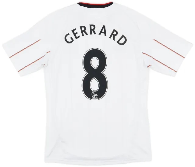 adidas 2010-11 Liverpool Away Shirt Gerrard #8 - 5/10 - (S)