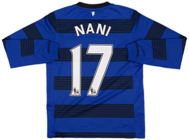 Nike 2011-13 Manchester United Away L/S Shirt Nani #17 - 8/10 - (M.Boys)