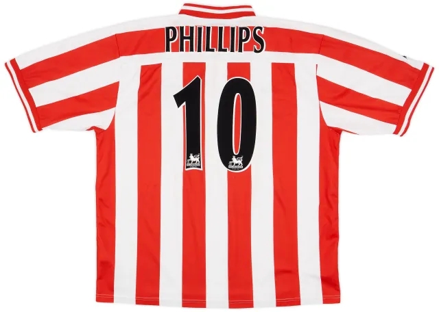 Asics 1999-00 Sunderland Home Shirt Phillips #10 - 7/10 - (XXL)