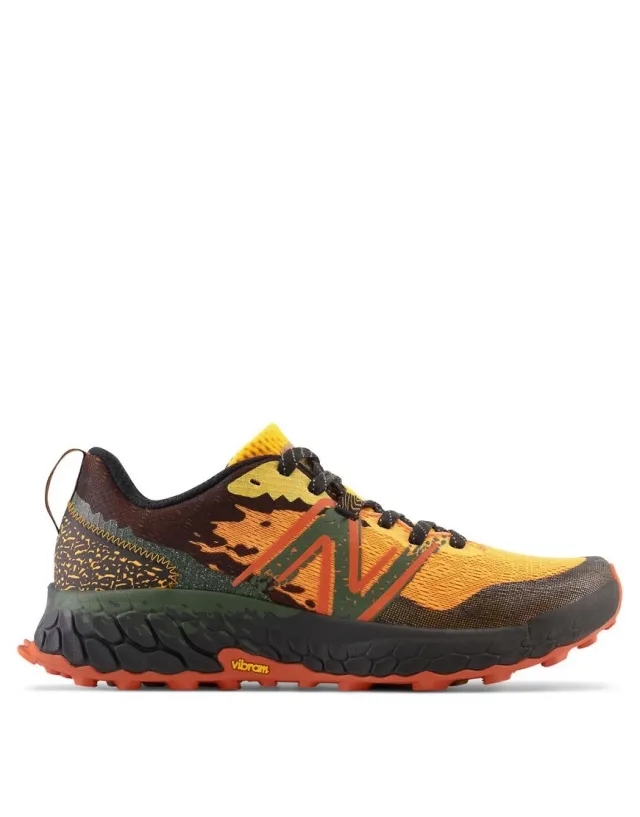 New Balance fresh foam x hierro v7 trainers in black & orange