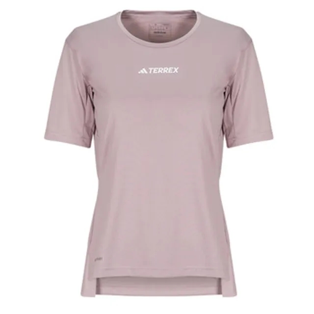 adidas  Multi T-Shirt  women's T shirt in Purple