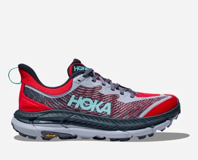 Hoka One One HOKA Women's Mafate Speed 4 Trail Shoes in Cerise/Stormy Skies