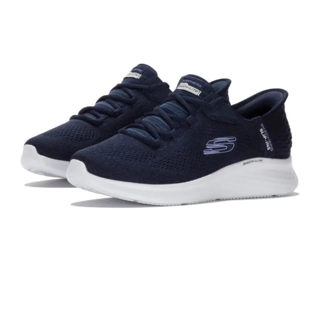 Skechers Women's Slip-ins: Skech-Lite Pro - Natural Sneaker in Navy Blue/Lavender