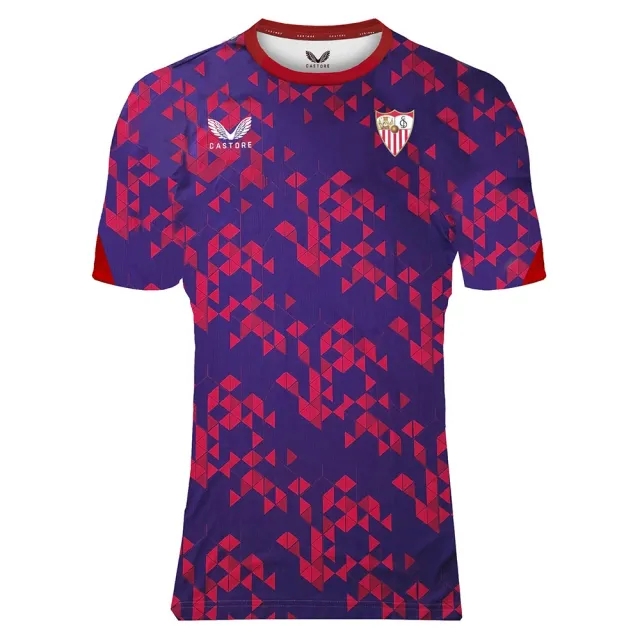 Castore Sevilla Mens SS Pre-Match Home Shirt 2024/25
