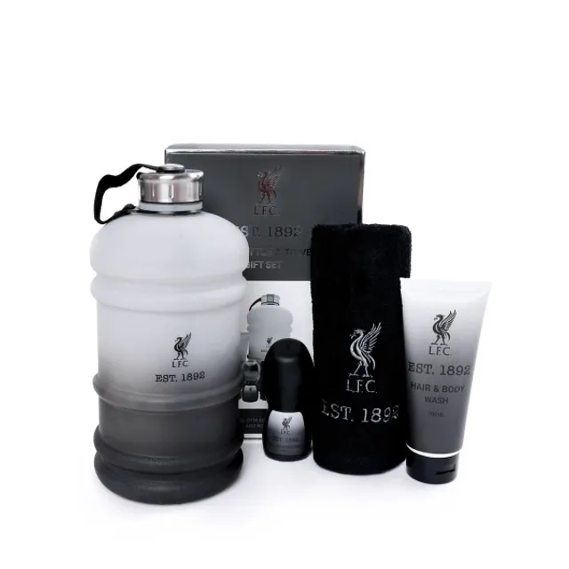 Liverpool FC LFC Gym Bottle & Towel Set