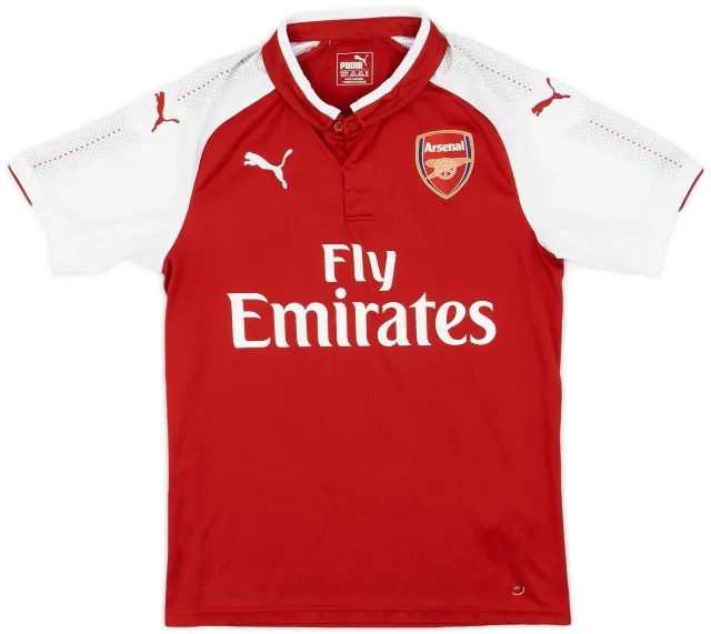 Puma 2017-18 Arsenal Home Shirt - 9/10 - (XS)