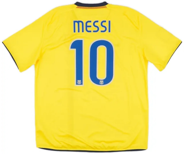 Nike 2008-10 Barcelona Away Shirt Messi #10 - 7/10 - (XL)