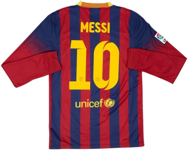 Nike 2013-14 Barcelona Home Shirt Messi #10 - 6/10 - (S)