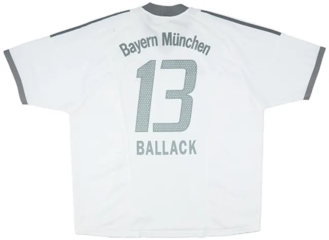 adidas 2002-03 Bayern Munich Away Shirt Ballack #13 - 7/10 - (XXL)