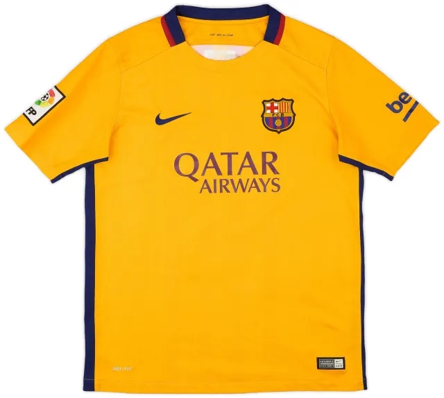 Nike 2015-16 Barcelona Away Shirt - 8/10 - (XL.Boys)
