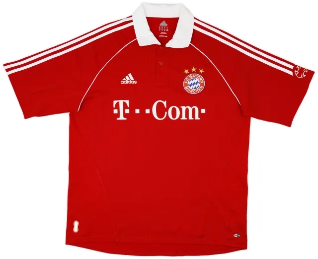 adidas 2005-06 Bayern Munich Home Shirt - 9/10 - (XL)