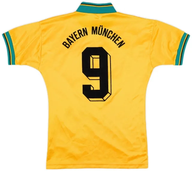 adidas 1993-96 Bayern Munich Away Shirt #9 - 8/10 - (S)