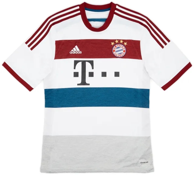 adidas 2014-15 Bayern Munich Away Shirt - 8/10 - (M)