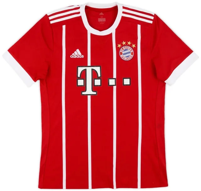 adidas 2017-18 Bayern Munich Home Shirt - 5/10 - (M)